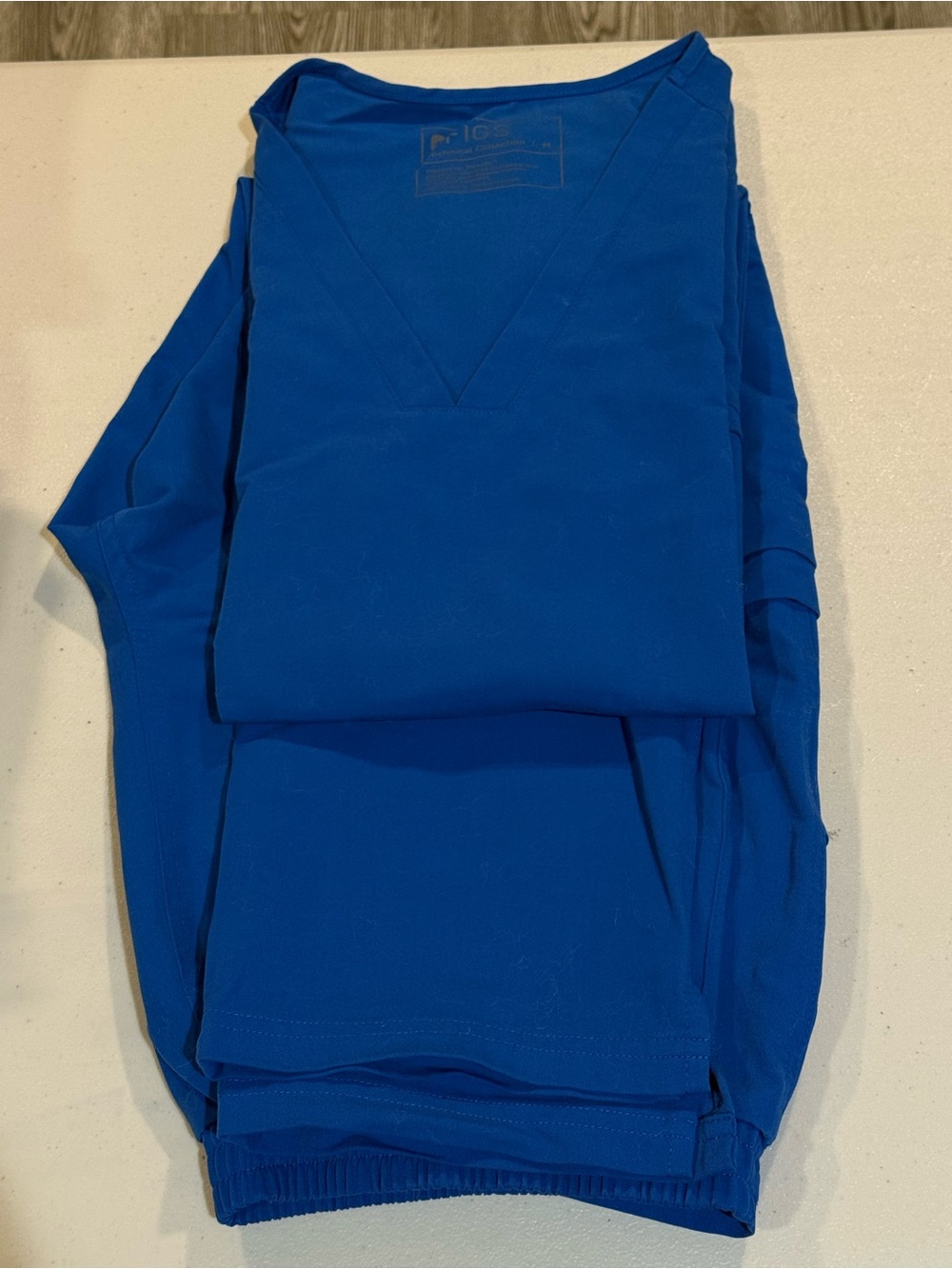 Figs Royal Blue Medium Petite Yola with Medium Casma Top